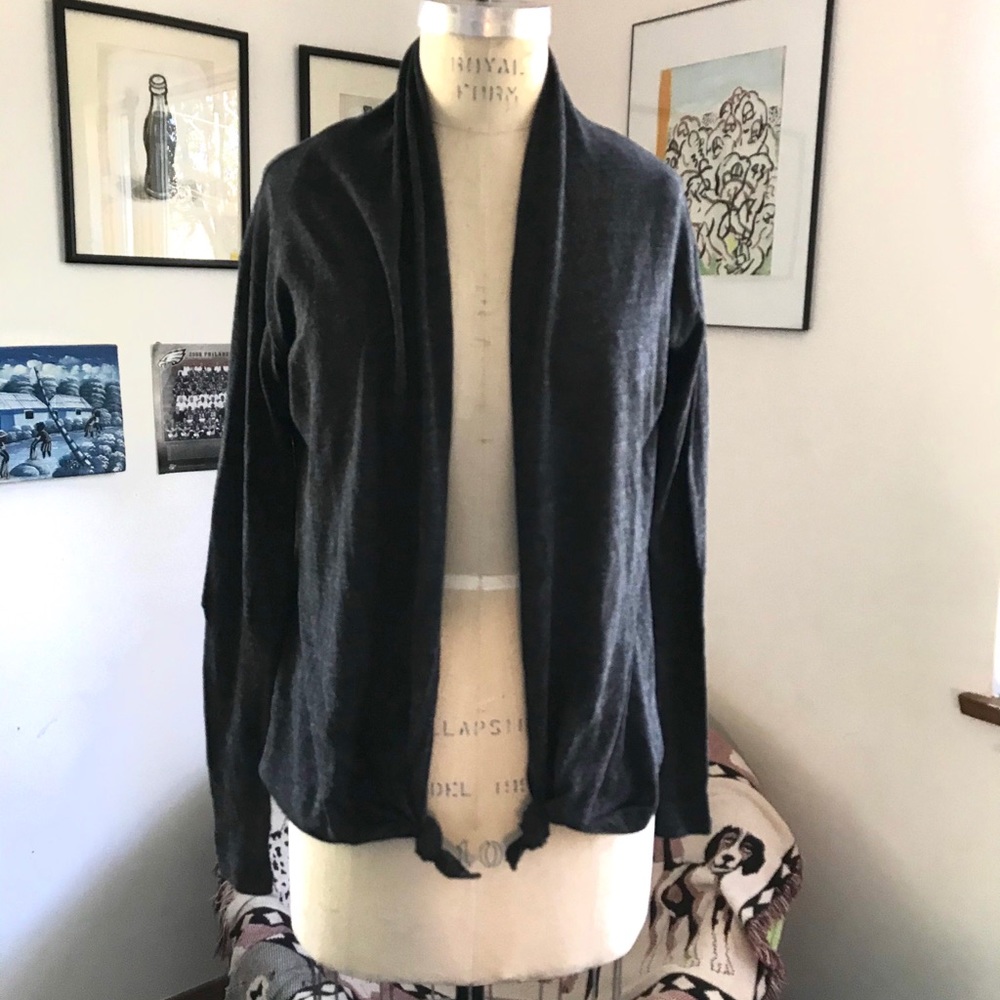 ALTERNATIVE APPAREL Grey heather cardigan